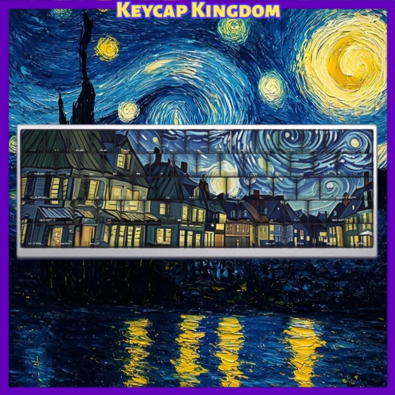 Tech Gaming Accessories - Van Gogh Starry Sky Theme Keycap