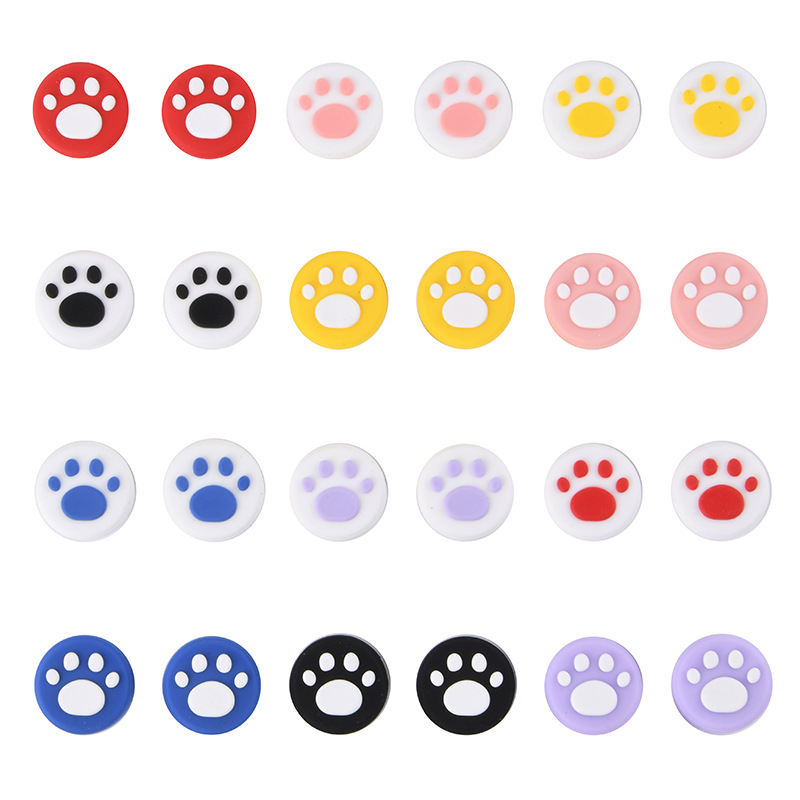 Tech Accessories Case - 2pcs Cat Paw Thumb Stick Grip