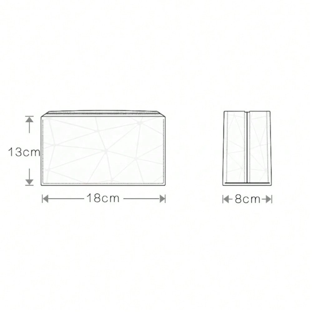 Geometric Luminous Makeup Bag  - Tech Accessories Travel Bag recension och pris