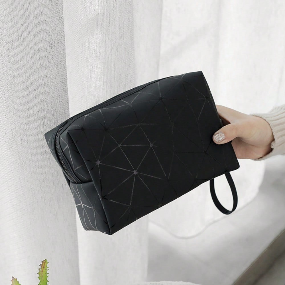 Geometric Luminous Makeup Bag  - Tech Accessories Travel Bag recension och pris