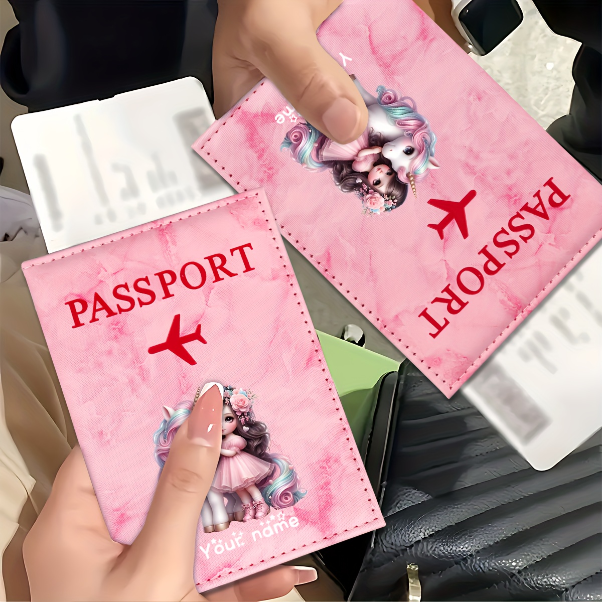 Unicorn Girl Pattern PU Passpo - Tech Accessories For Travel recension och pris