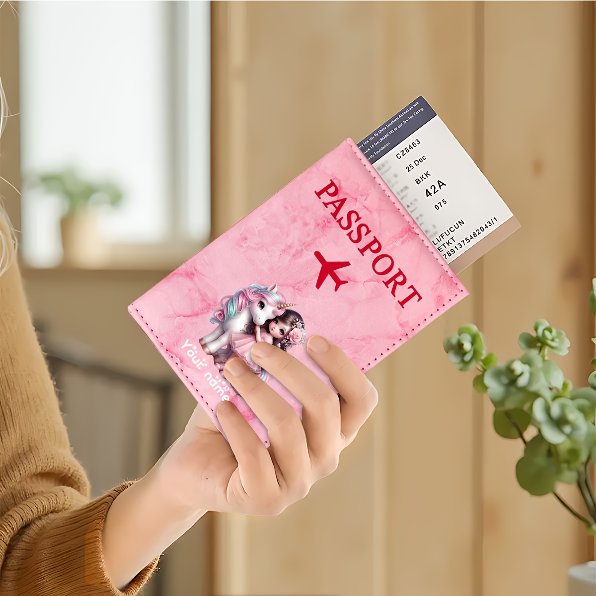 Unicorn Girl Pattern PU Passpo - Tech Accessories For Travel recension och pris