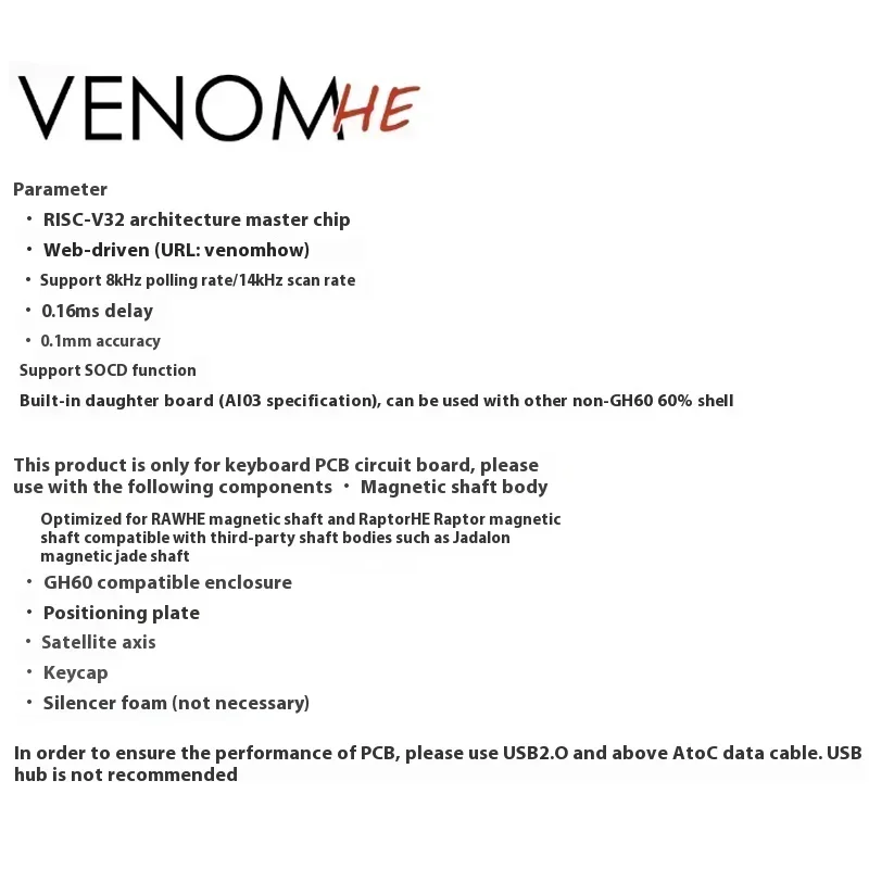 Geonworks Venom 60 HE Keyboard - Tech Gaming Accessories recension och pris