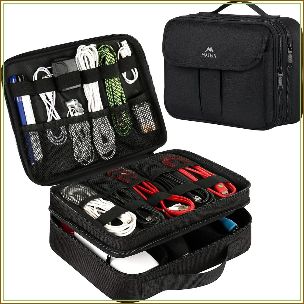 Waterproof Travel Electronic O - Cable Organizer Bag recension och pris