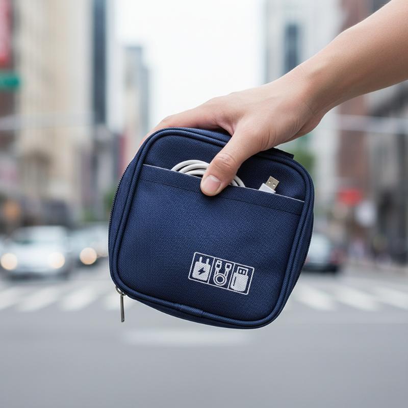 【Y】Waterproof Portable Cable O - Cable Organizer Bag recension och pris