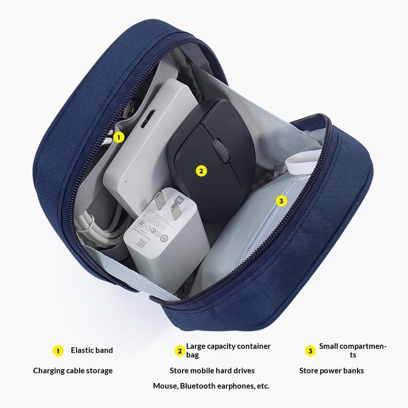 【Y】Waterproof Portable Cable O - Cable Organizer Bag recension och pris