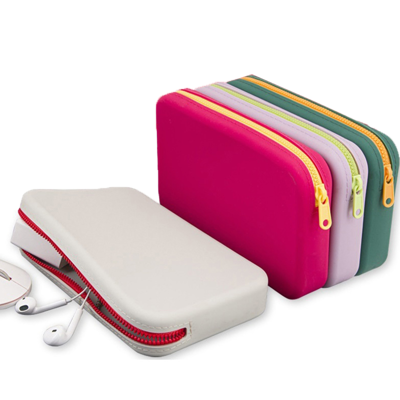 Square Silicone Cosmetic Stora - Tech Accessories Case recension och pris