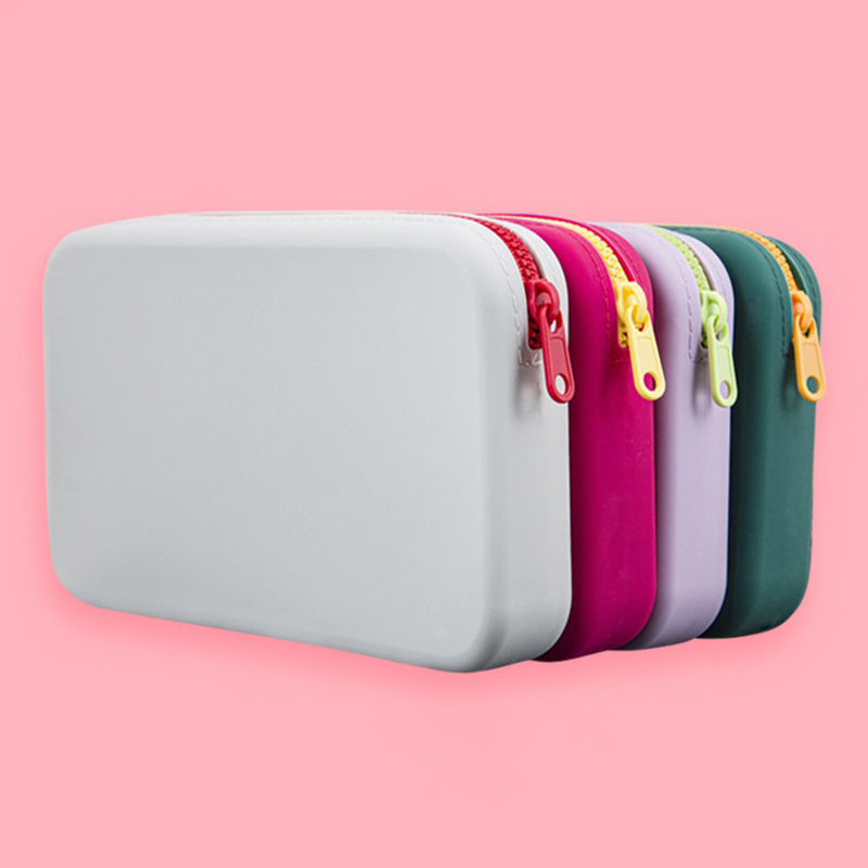 Square Silicone Cosmetic Stora - Tech Accessories Case recension och pris