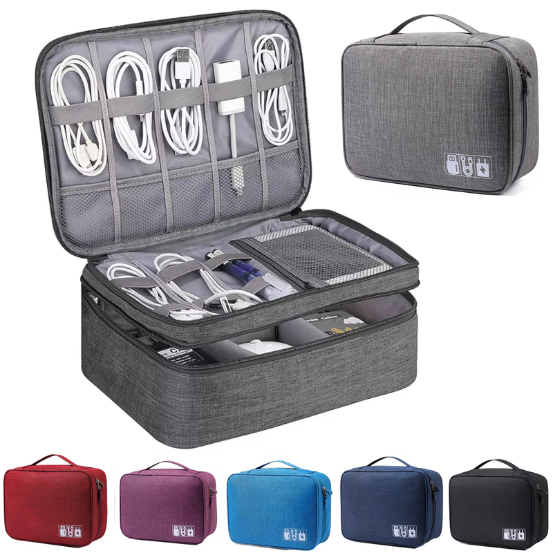 Cable Storage Bag Waterproof D - Tech Accessories Case recension och pris