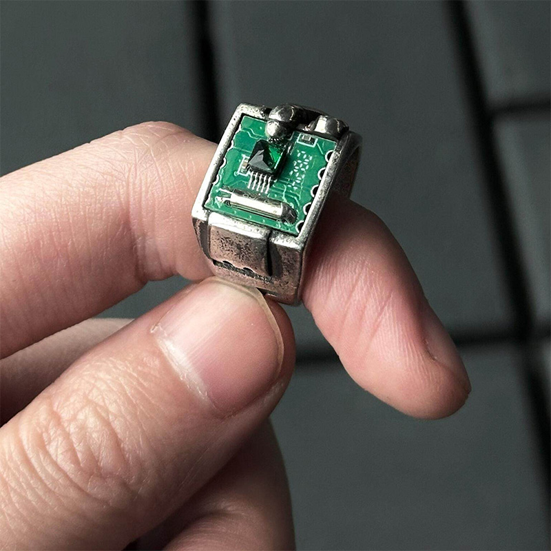 Retro Tech PCB Ring Jewelry Ac - Tech Accessories Industry recension och pris