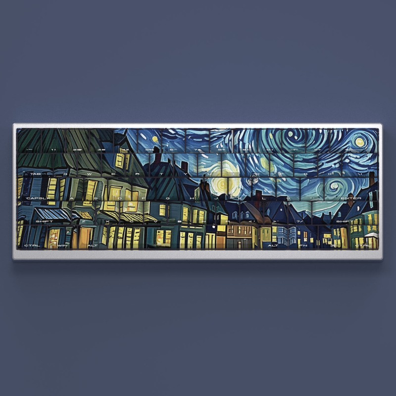 Van Gogh Starry Sky Theme Keyc - Tech Gaming Accessories recension och pris
