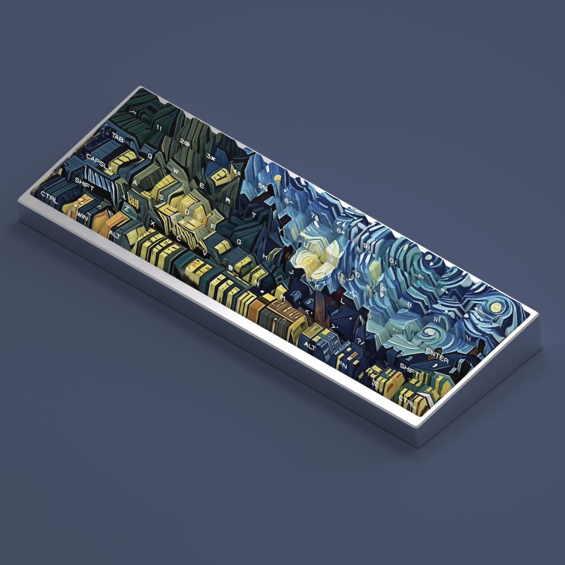 Van Gogh Starry Sky Theme Keyc - Tech Gaming Accessories recension och pris