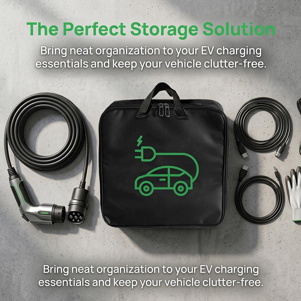 1Pc New Electric Car Charger S - Cable Organizer Bag recension och pris