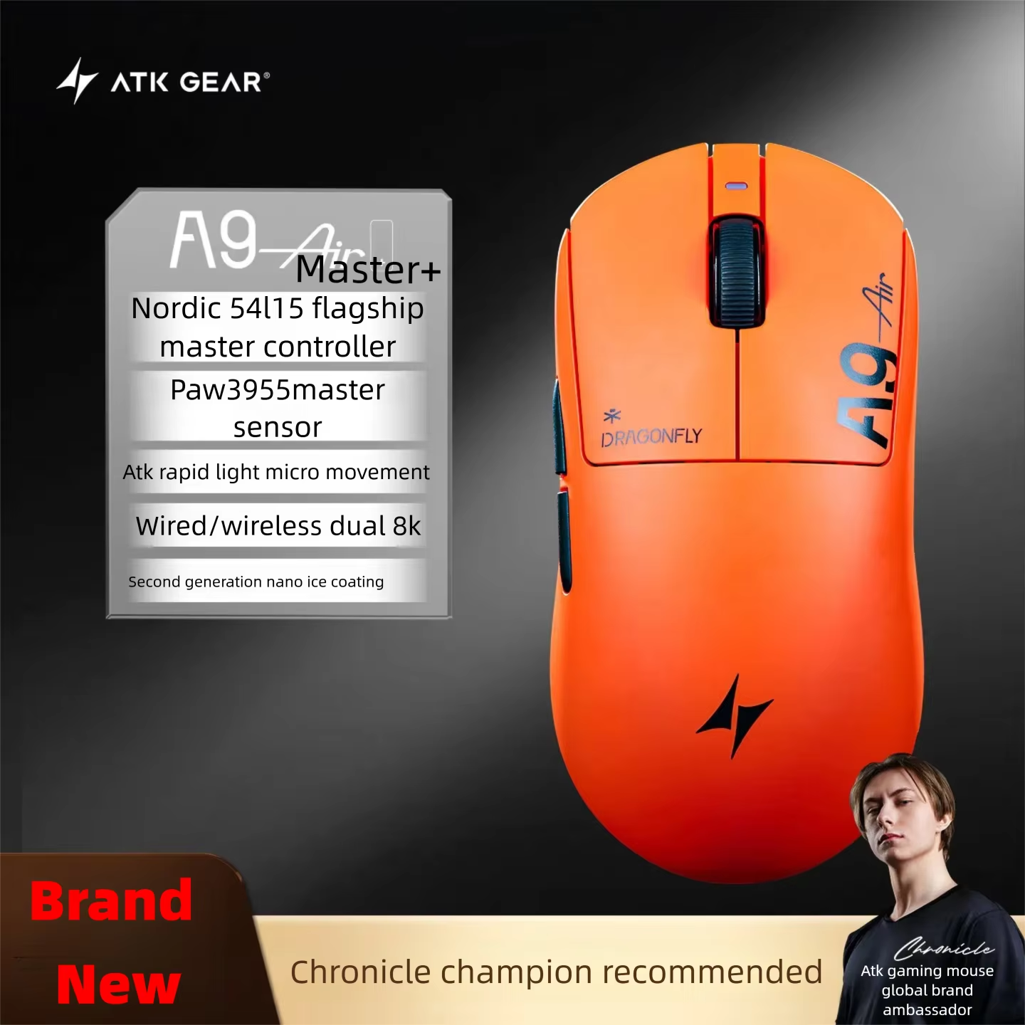 ATK A9 Air Ultimate Plus Gamin - Tech Gaming Accessories recension och pris