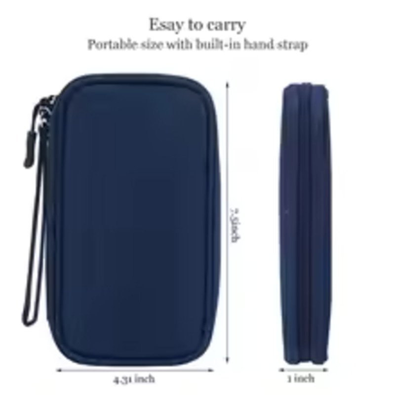 1PCS Grey/Black/Pink/Navy NEW  - Cable Organizer Bag recension och pris