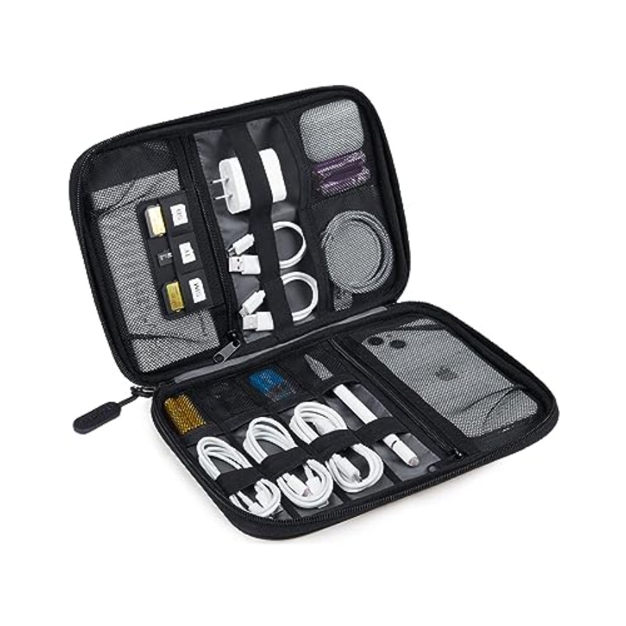 Large Electronics Travel Organ - Tech Accessories Travel Bag recension och pris