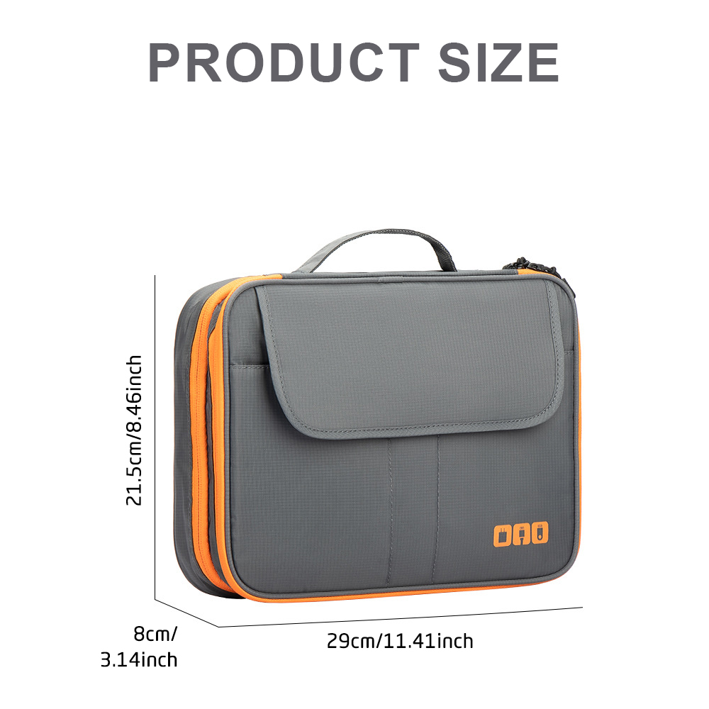 Large Capacity Tech Organizer  - Tech Accessories For Travel recension och pris
