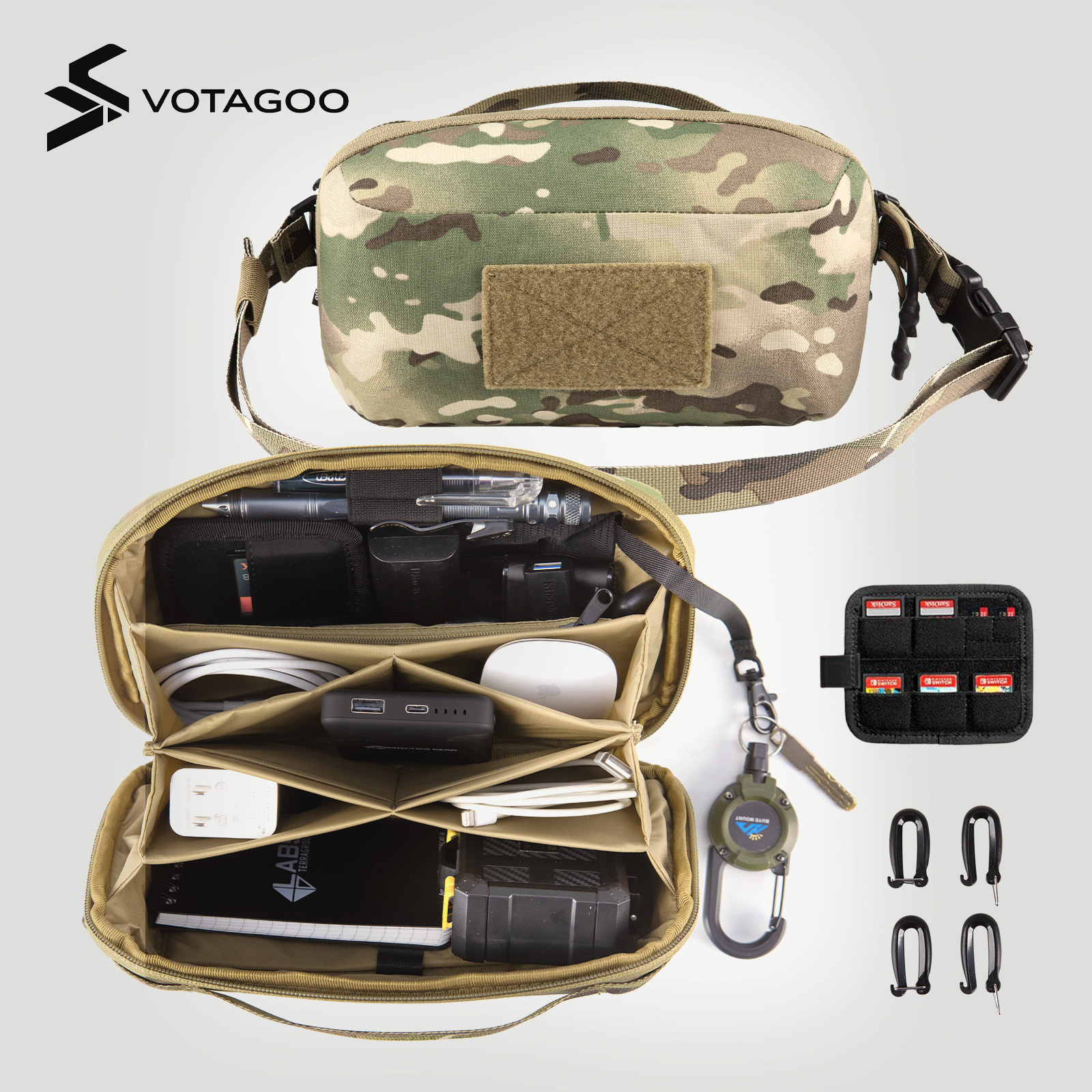 VOTAGOO Electronic Organizer T - Tech Accessories Travel Bag recension och pris