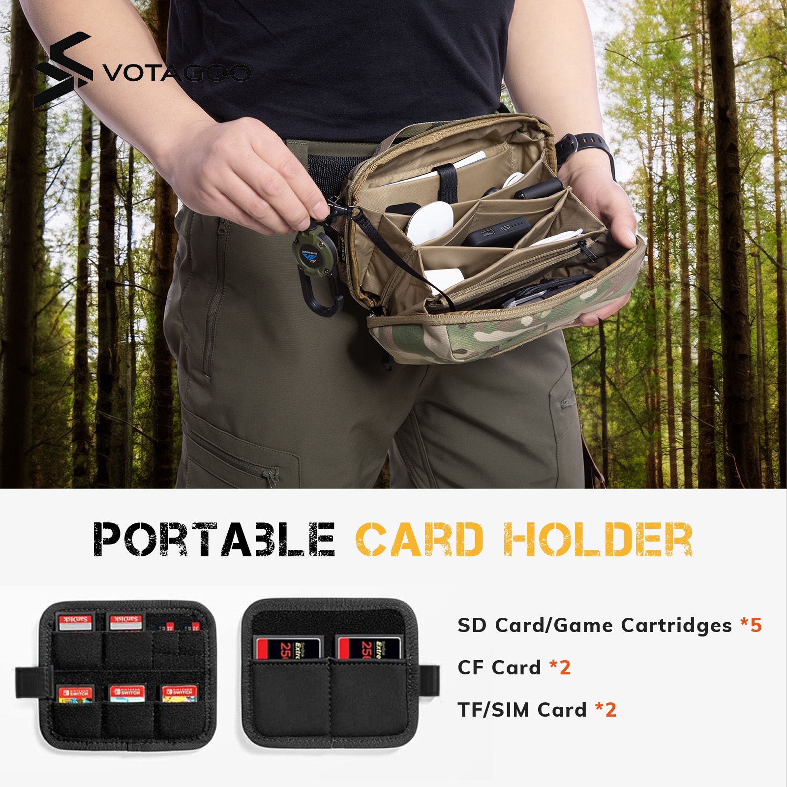 VOTAGOO Electronic Organizer T - Tech Accessories Travel Bag recension och pris