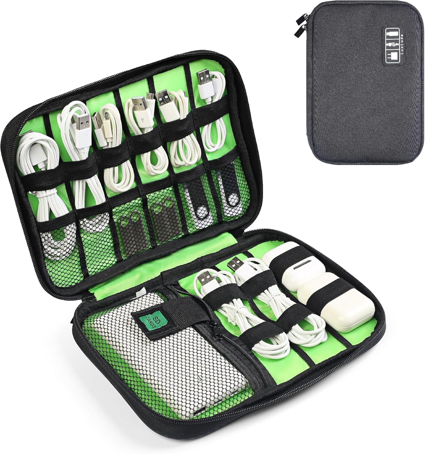Travel Cable Organizer Bag, Fl - Tech Accessories For Travel recension och pris