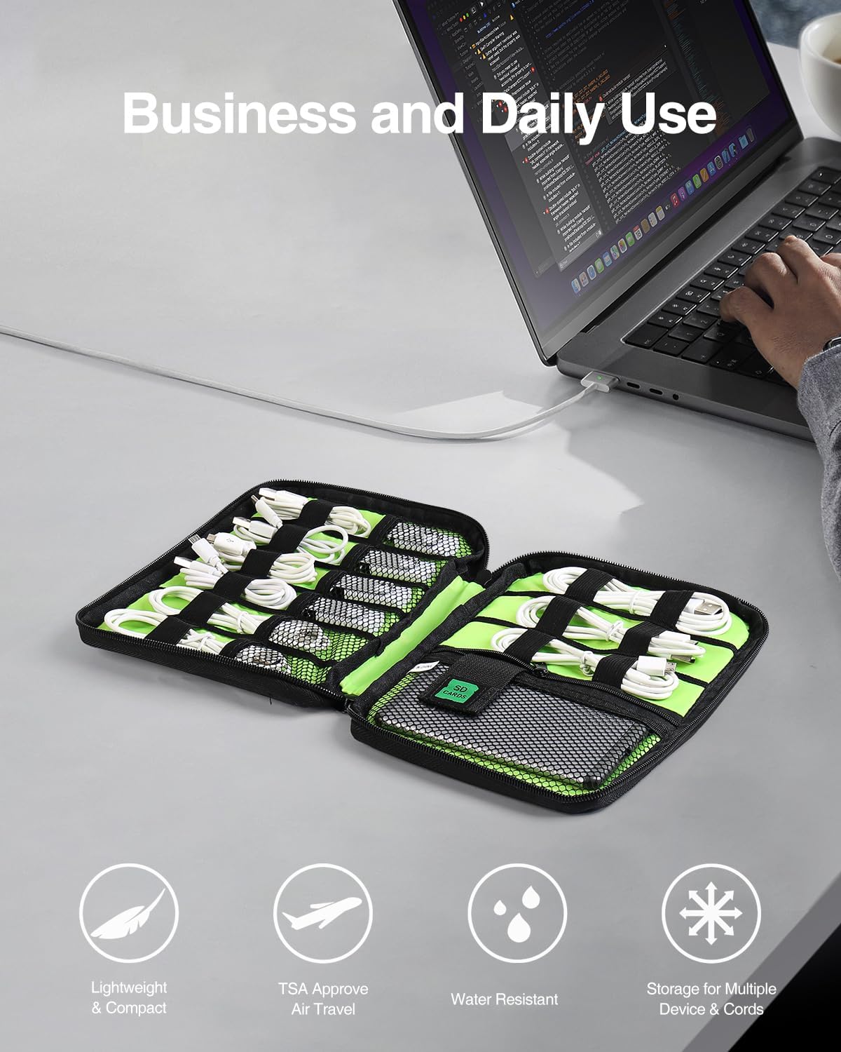 Travel Cable Organizer Bag, Fl - Tech Accessories For Travel recension och pris