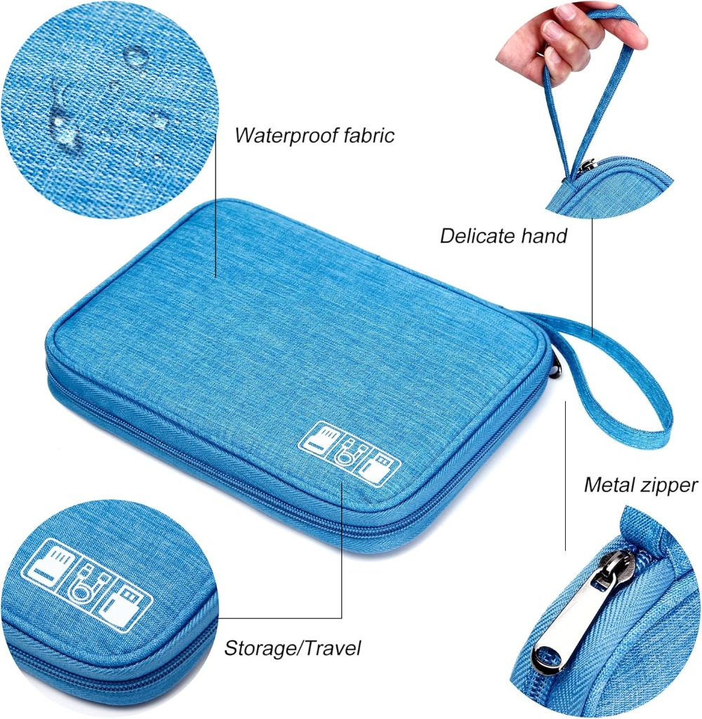 Travel Electronics Organizer P - Cable Organizer Bag recension och pris
