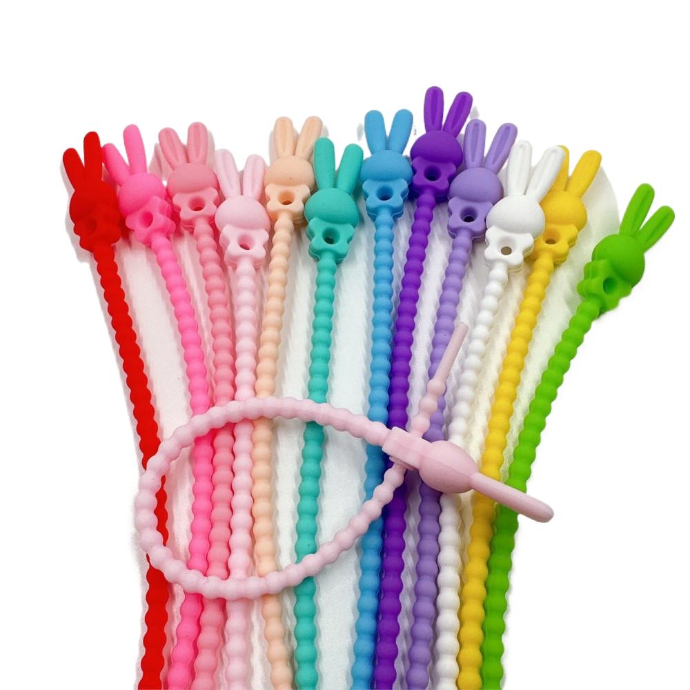 10Pcs Flower Star Silicone Cab - Cable Organizer Bag recension och pris