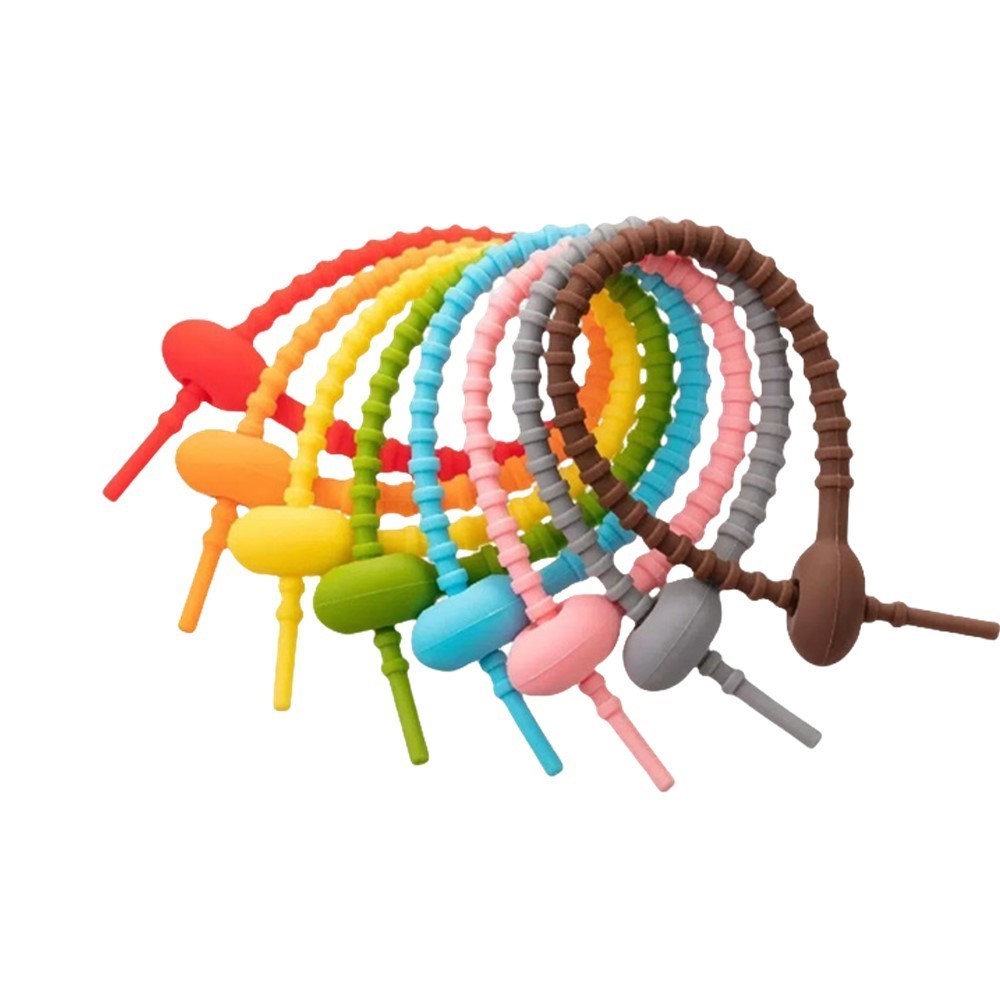 10Pcs Flower Star Silicone Cab - Cable Organizer Bag recension och pris