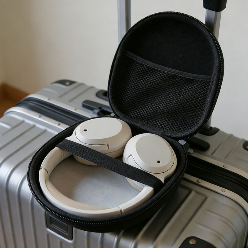 Headphone Storage Case 1Pc Bla - Cable Organizer Bag recension och pris